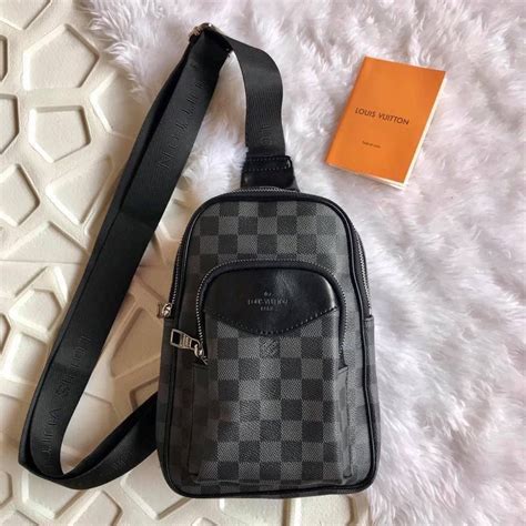 lv bag mens black|louis vuitton side bags men's.